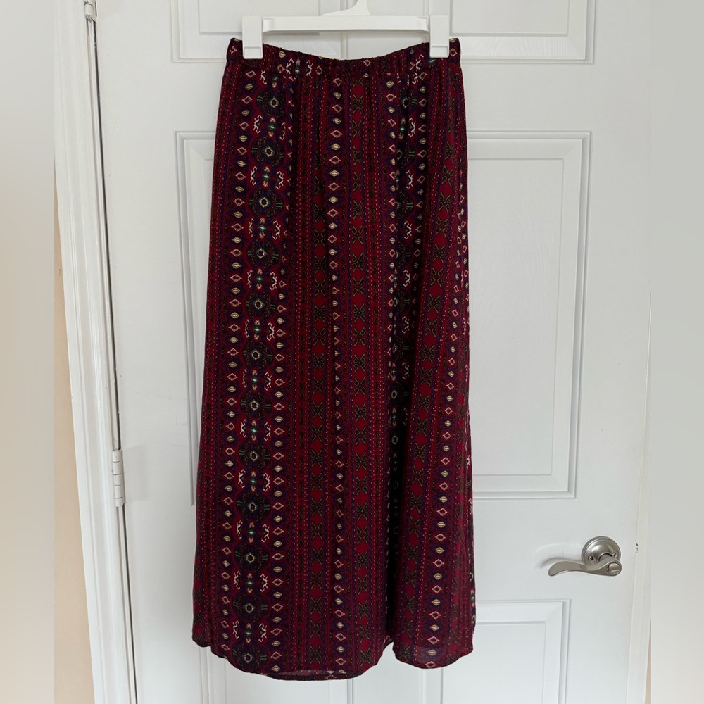 SHEIN Tribal Maxi Skirt